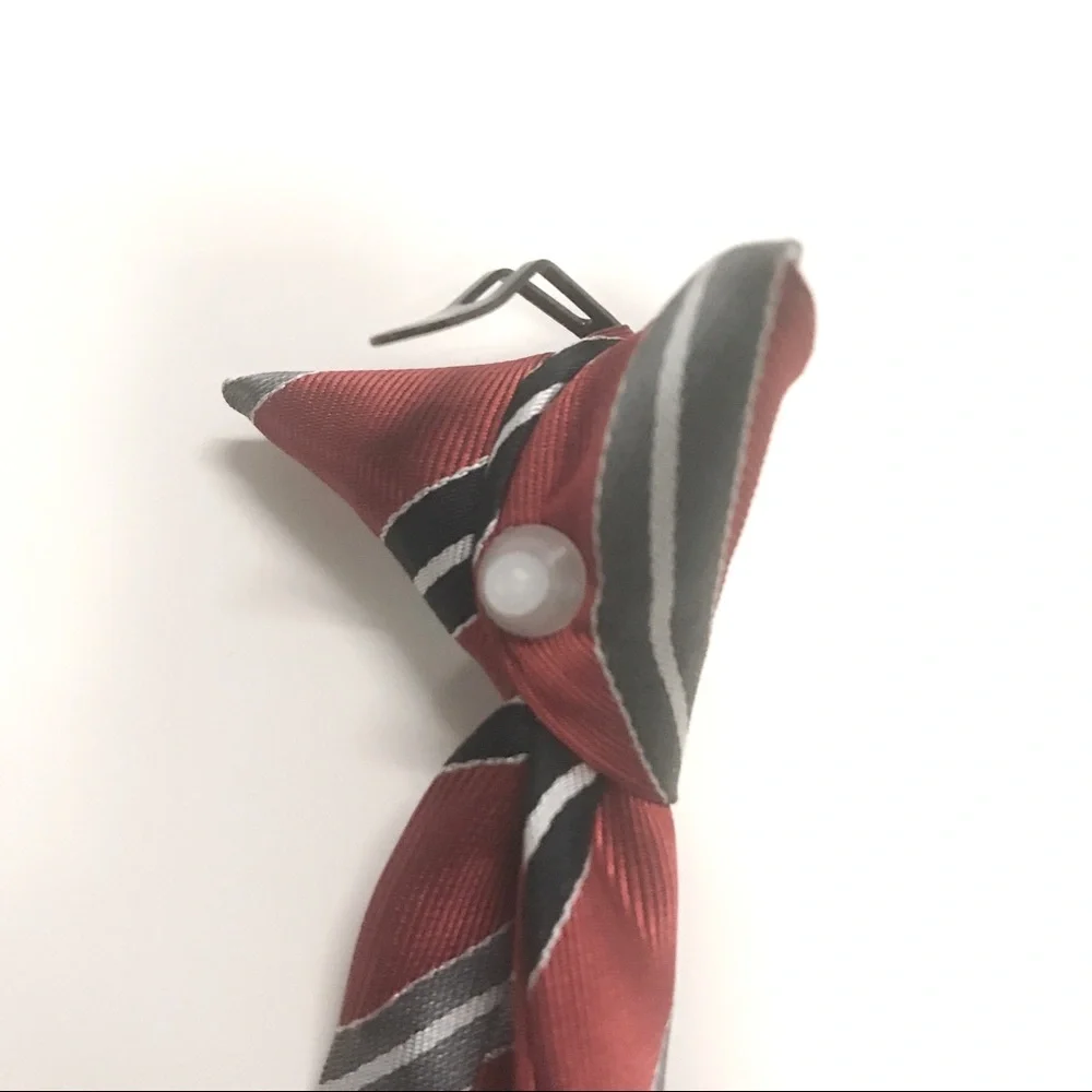 3 Clip-On Ties